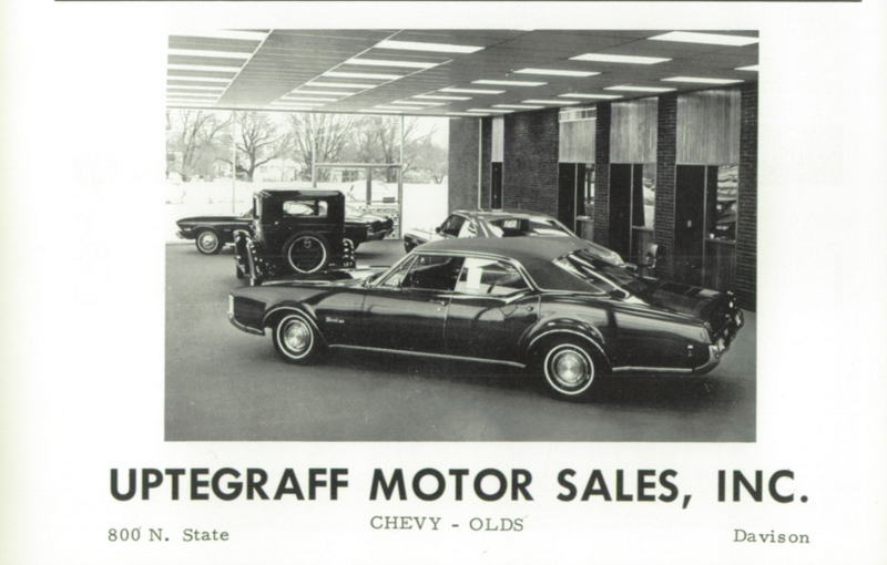 Uptegraff Chevrolet (Hank Graff Chevrolet) - 1968 Yearbook Photo